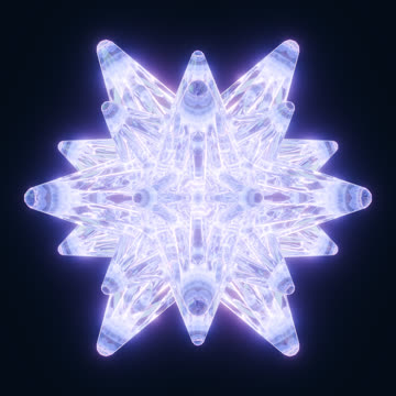 Crystal star-polytope render